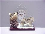 PHC84 Wolf Glass Clock